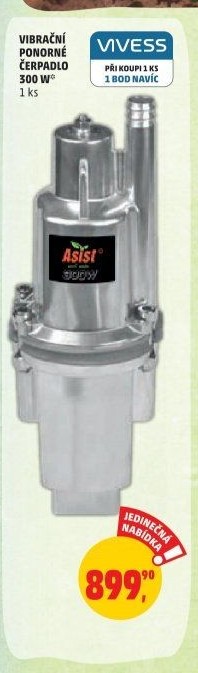 Ponorné čerpadlo vibrační Asist