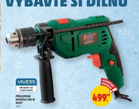 Příklepová vrtačka Asist