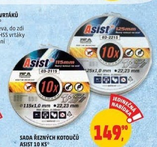 Řezný kotouč Asist