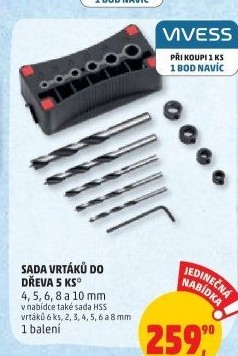 Sada vrtáku na dřevo