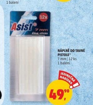 Tyčinky do tavné pistole Asist