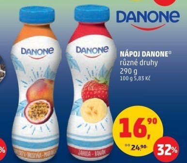 Zakysaný nápoj Danone