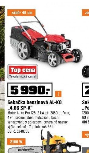 Sekačka benzínová AL-KO 4.66 SP-A