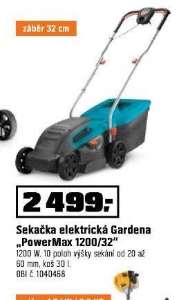 Sekačka elektrická Gardena PowerMax 1200/32