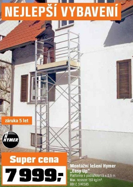 Lešení prokutilyeasyUpALPE