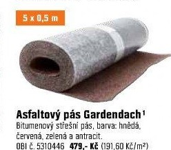 PásasfaltovýGARDENDACHPLUS hnědý