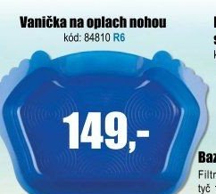 Vanička na oplach nohou
