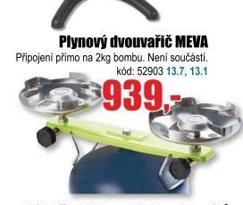 Plynový dvouvařič MEVA