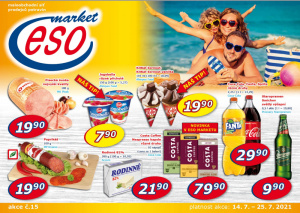 akční leták ESO MARKET 14.7.2021-25.7.2021
