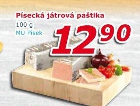 Paštika játrová písecká Maso uzeniny Písek