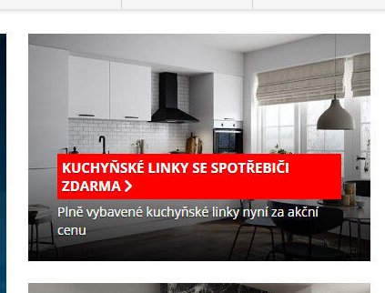Kuchyňské linky se spotřebiči zdarma