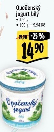 Bílý jogurt Opočenský Bohemilk