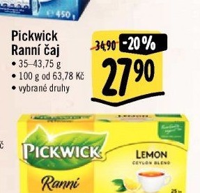 Čaj Ranní Pickwick