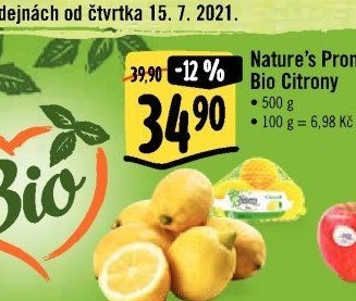 Citrony bio Nature'
