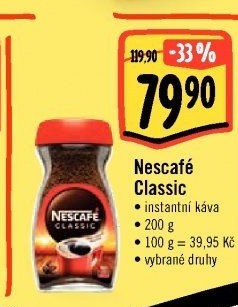 Instantní káva Nescafé Classic