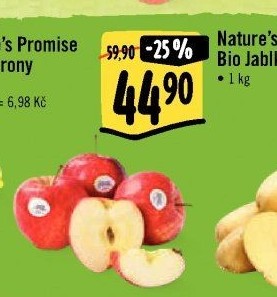 Jablka bio Nature'