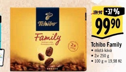 Mletá káva Family Tchibo