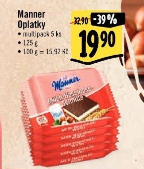 Oplatky Snack Manner