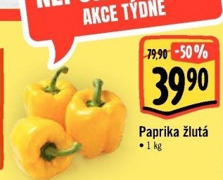 Paprika žlutá
