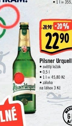 Pivo Pilsner Urquell