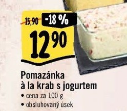 Pomazánka a la krab s jogurtem