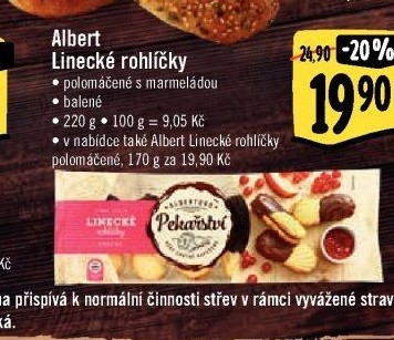 Rohlíčky linecké Albert
