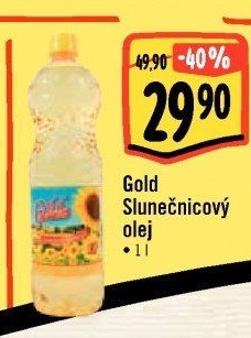 Slunečnicový olej Gold Plus