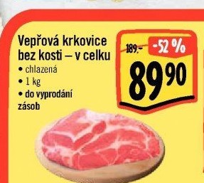 Vepřová krkovice bez kosti