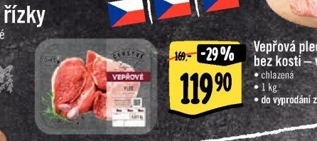 Vepřová plec bez kosti Albert