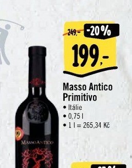 Víno Primitivo Masso Antico