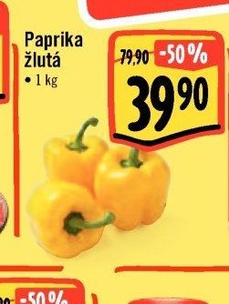 Paprika žlutá