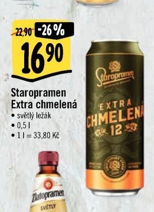 Staropramen Extra chmelená