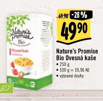 Nature's Promise Bio Ovesná kaše