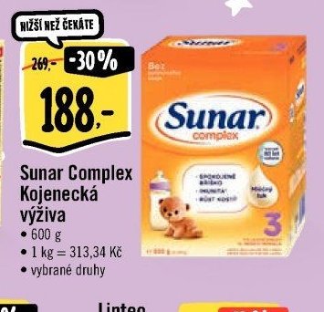 Sunar Complex Kojenecká výživa