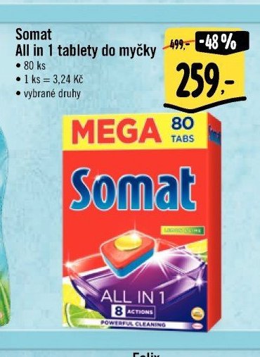 Somat All in 1 tablety do myčky