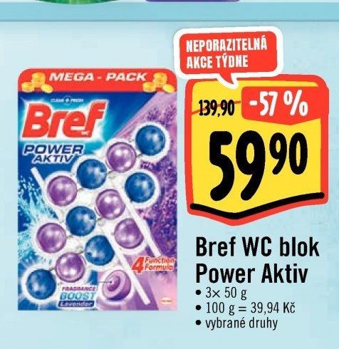 Bref WC blok Power Aktiv