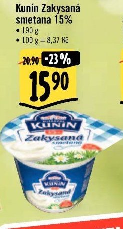 Kunín Zakysaná smetana 15%
