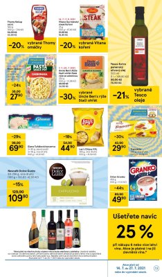 akční leták Tesco 14.7.2021-20.7.2021