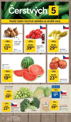akční leták Tesco 14.7.2021-20.7.2021