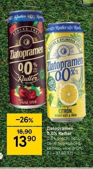 Zlatopramen 0.0% Radler