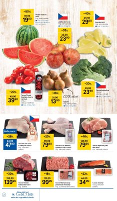 akční leták Tesco 14.7.2021-20.7.2021