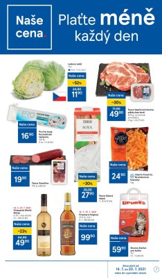 akční leták Tesco 14.7.2021-20.7.2021