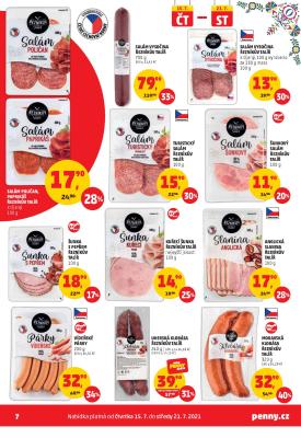 akční leták Penny Market 15.7.2021-21.7.2021