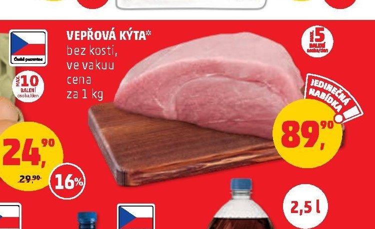 Vepřová kýta bez kosti