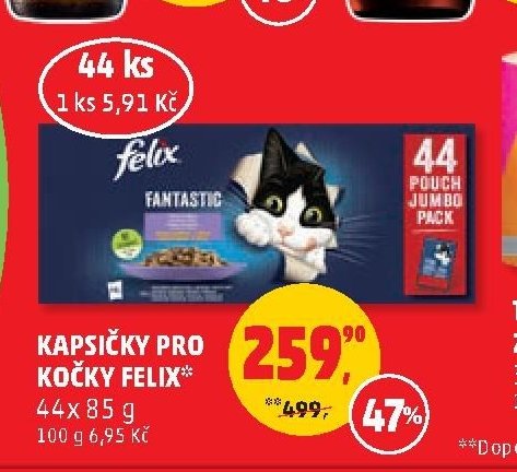 Kapsičky pro kočky Felix