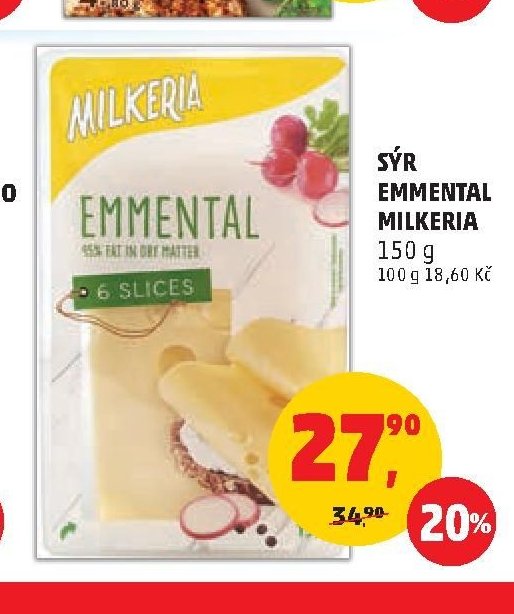 Sýr Emmental Milkeria