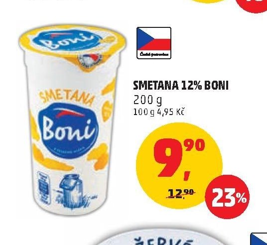 SMETANA 12% BONI