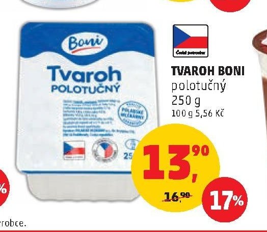 TVAROH BONI polotučný