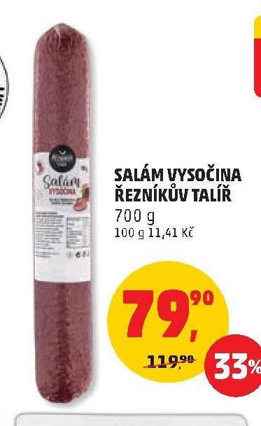 Salám Vysočina Řezníkův Talíř