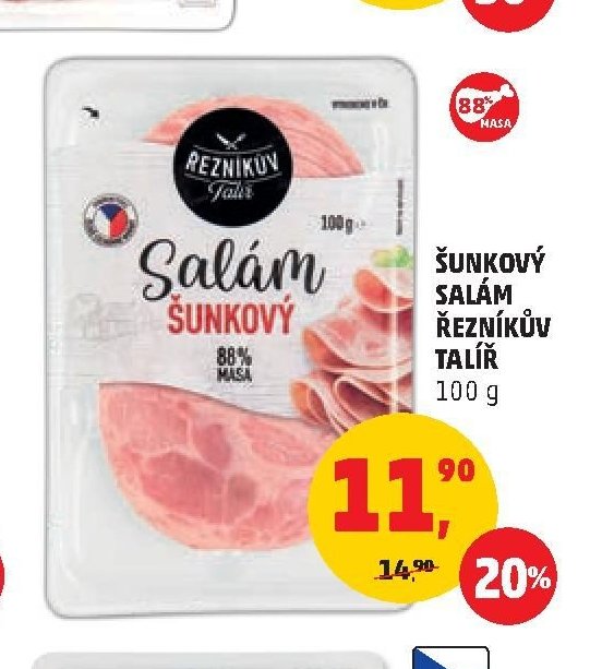 Šunkový salám Řezníkův Talíř